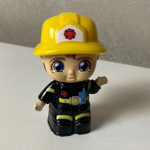 VTECH Helping Heroes Fire Station Fire Fighter Replacement Figure Plastic Toy 3”